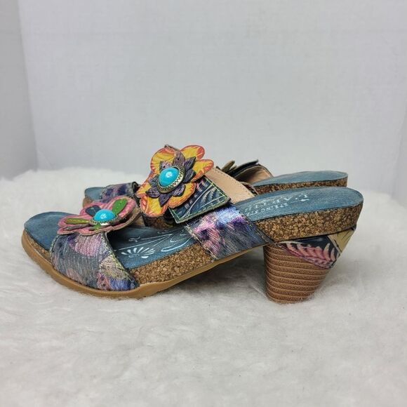 L'Artiste by Spring Step, Rossie  ROSSIE Leather Sandals Shoes Size 7.5 - Picture 2 of 9